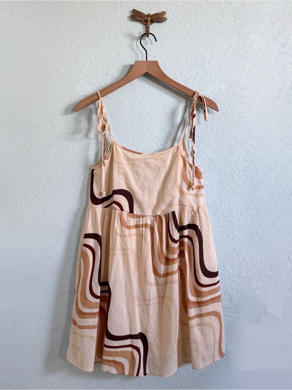 Illa Illa•Retro print mini sundress•Pockets•Size Small•Womens
